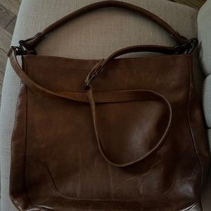 Frye leather shoulder handbag